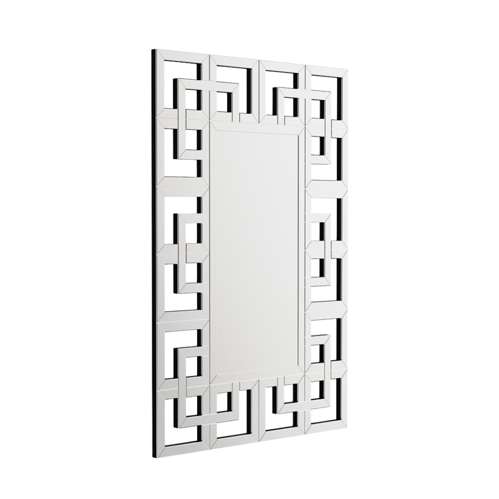 Decor Art Wall Mirror Living Room Bathroom Vanity Mirror Silver_6