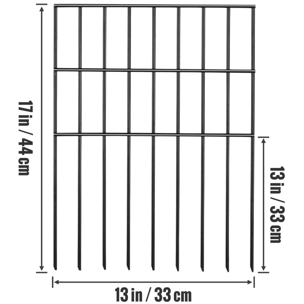 Garden Fence No Dig Fence Animal Barrier Fence Underground Decorative Garden Fencing