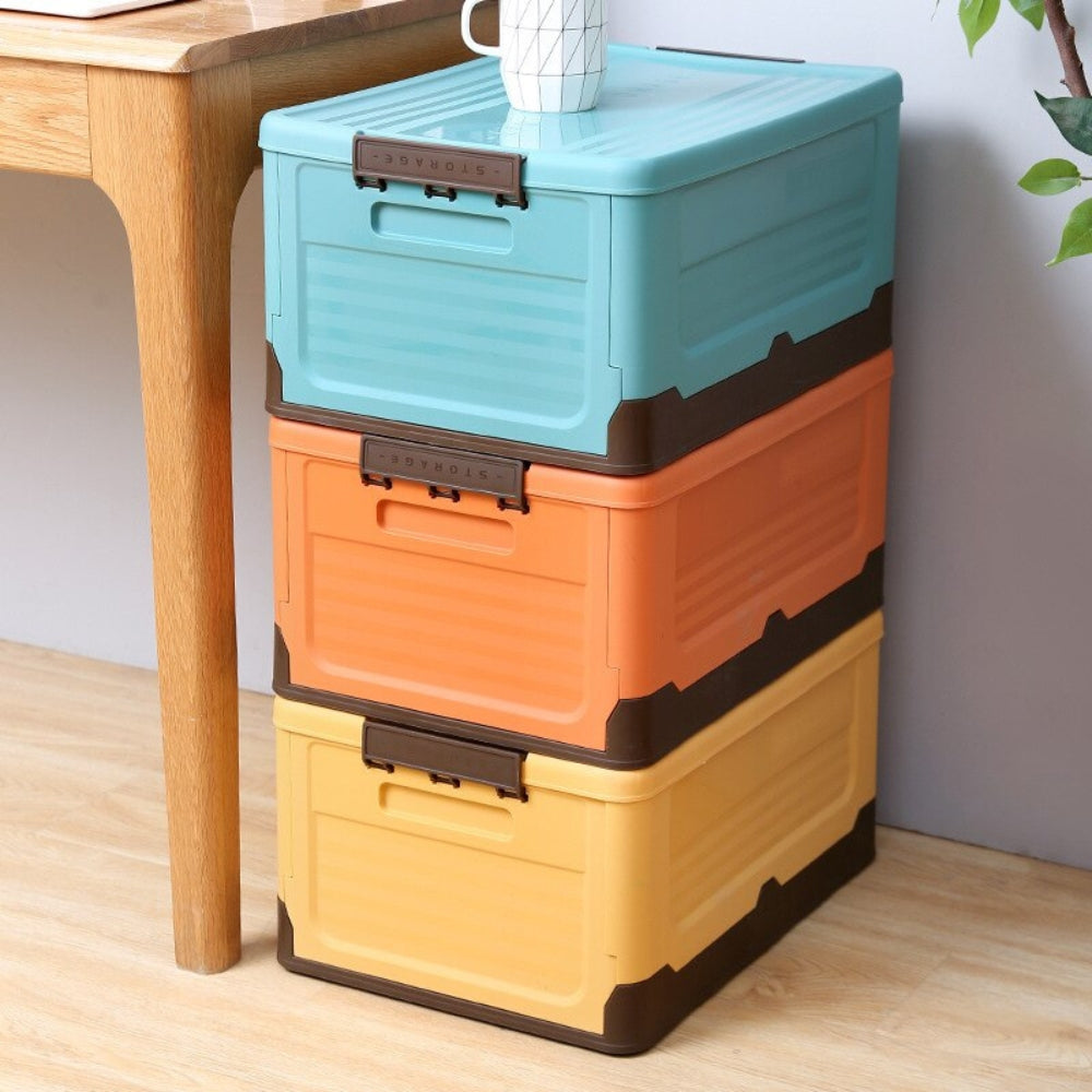1pc Foldable Storage Box Wardrobe Storage Box_0