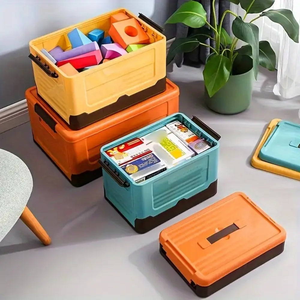 1pc Foldable Storage Box Wardrobe Storage Box_1