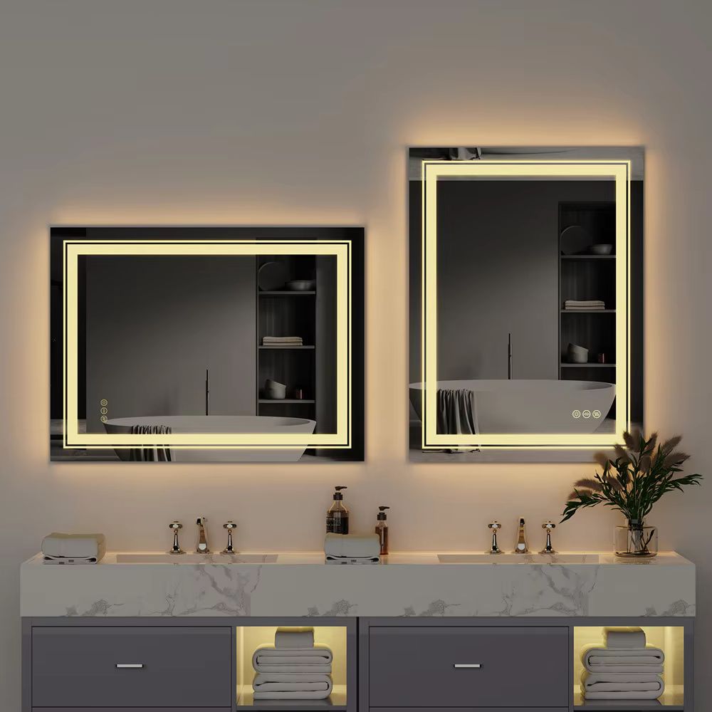 Dual-Light LED Makeup Mirror Crystal Clear & Flicker-Free