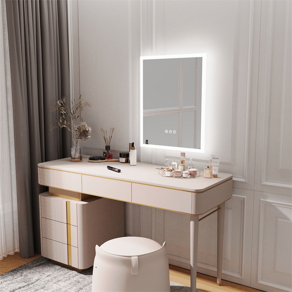 Backlit Rectangle Bathroom Mirror with Touch Control