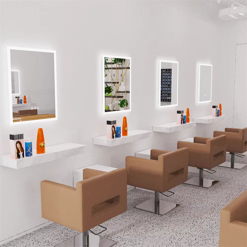 Backlit Rectangle Bathroom Mirror with Touch Control