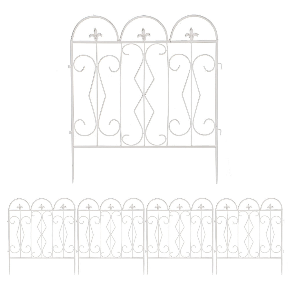5pcs Decorative Garden Fence Outdoor Border Animal Barrier Fence_1