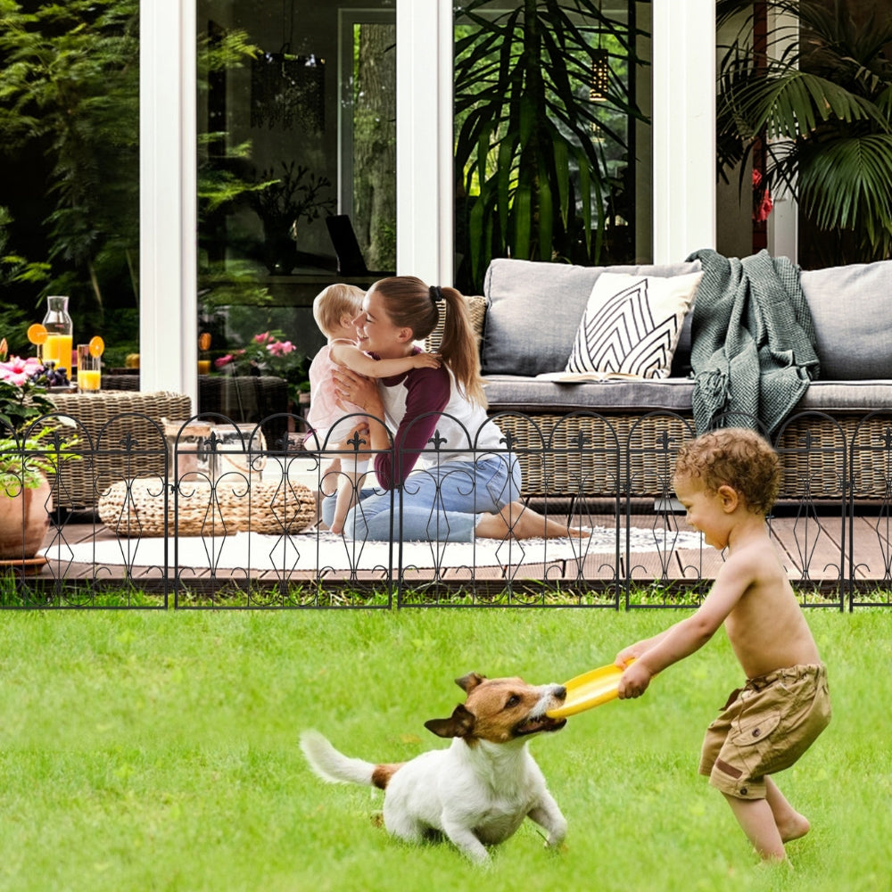 5pcs Decorative Garden Fence Outdoor Border Animal Barrier Fence_2