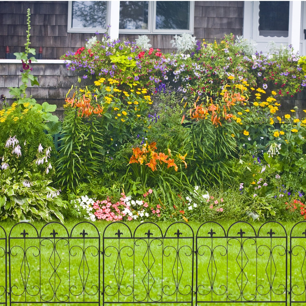 5pcs Decorative Garden Fence Outdoor Border Animal Barrier Fence_3