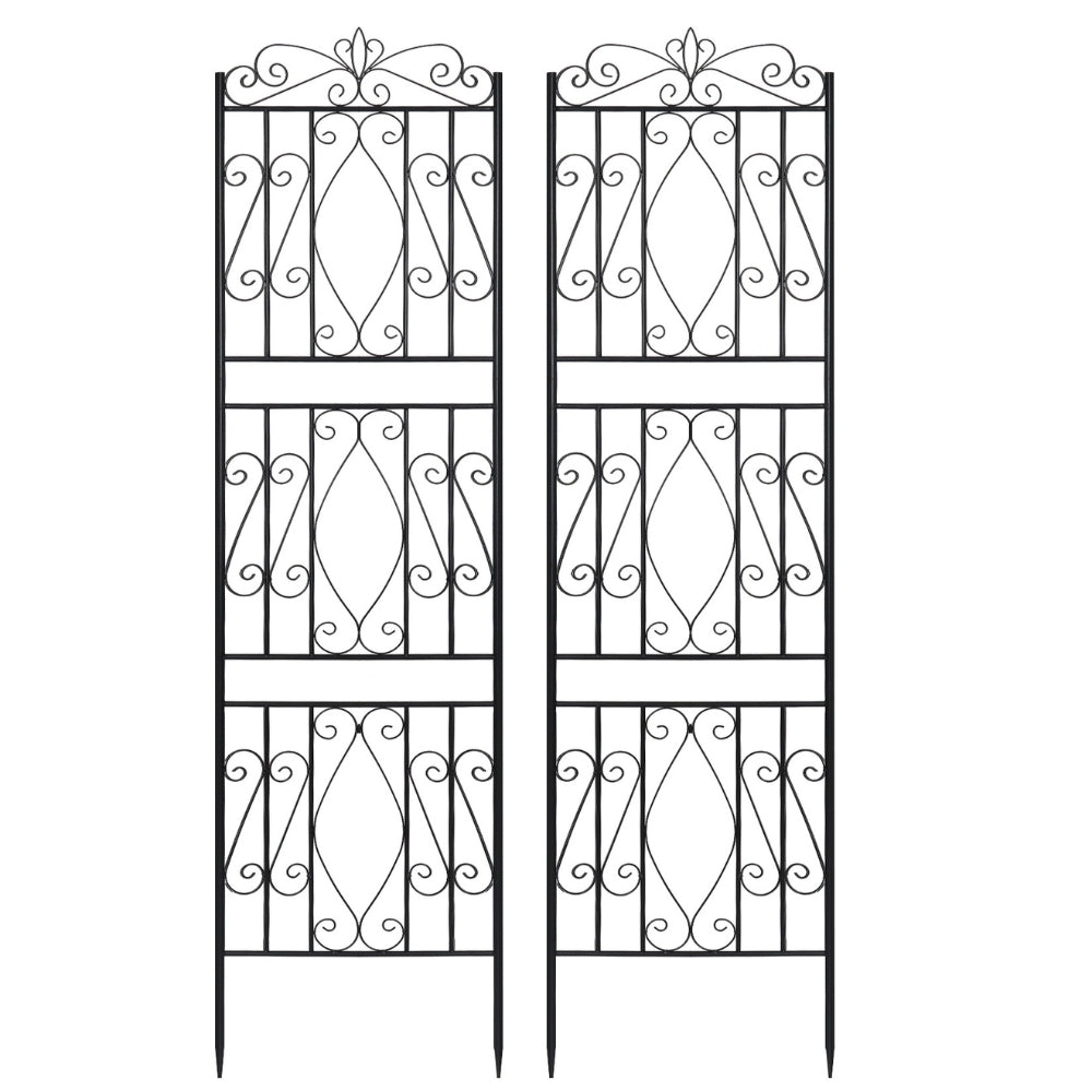 6 Panel Garden Border Trellis for Climbing Plants_5