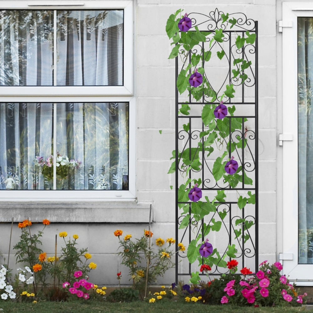 6 Panel Garden Border Trellis for Climbing Plants_3