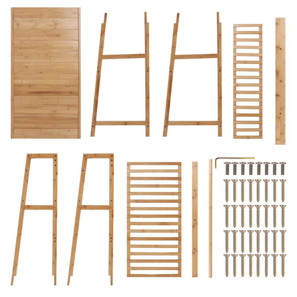 Bamboo Garment Rack for Heavy-Duty Clothing Storage_5