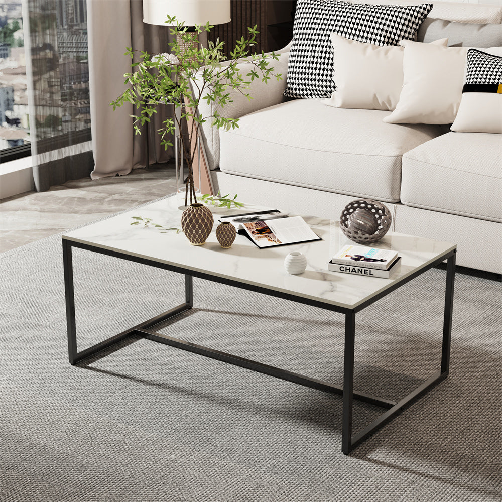 Rectangular Marble Coffee Table_0