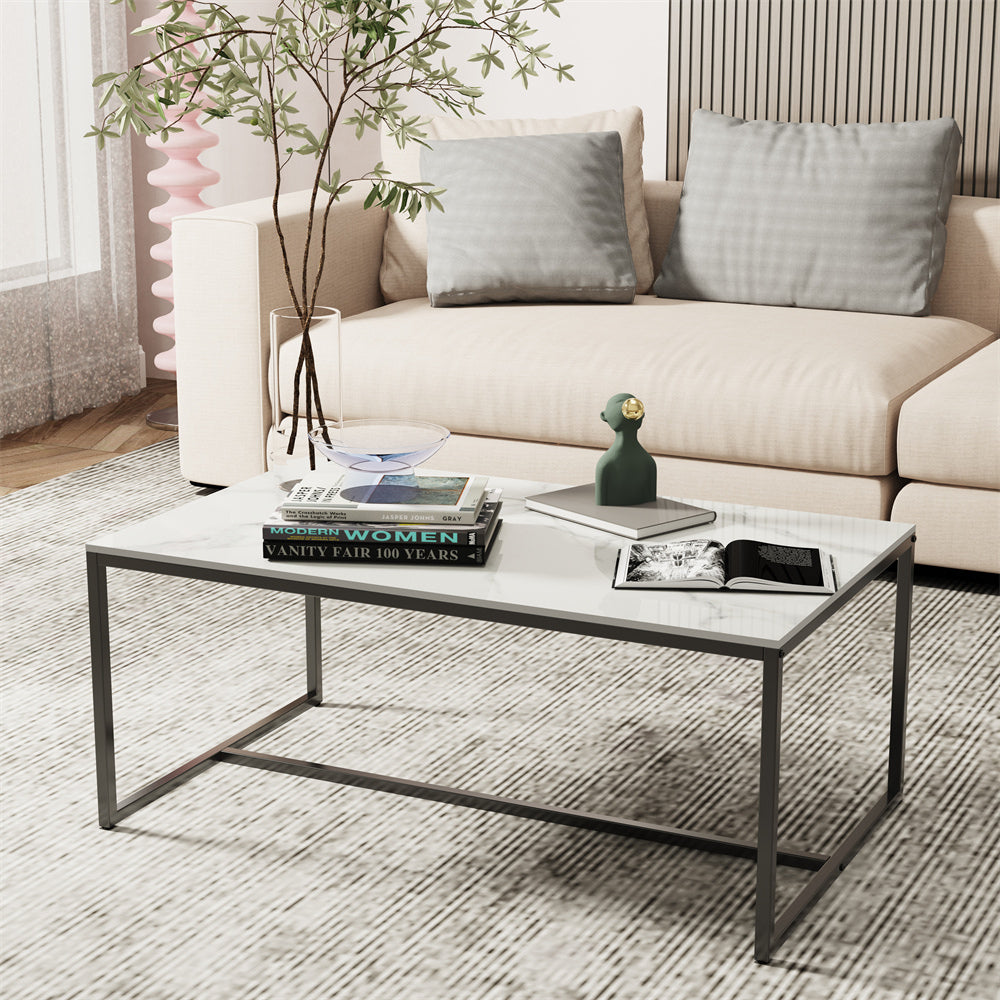 Rectangular Marble Coffee Table_1