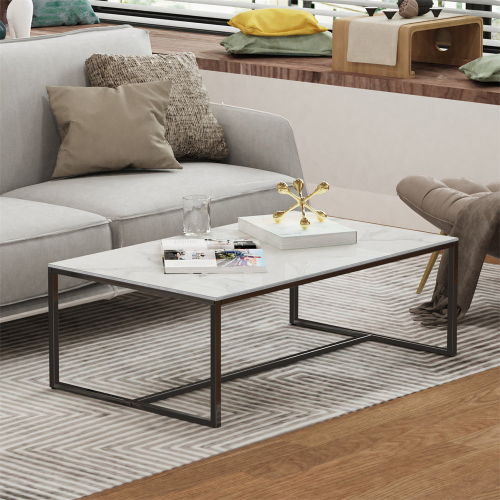 Rectangular Marble Coffee Table_2
