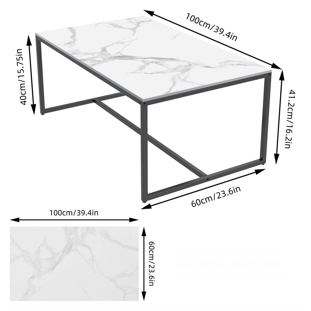 Rectangular Marble Coffee Table_8