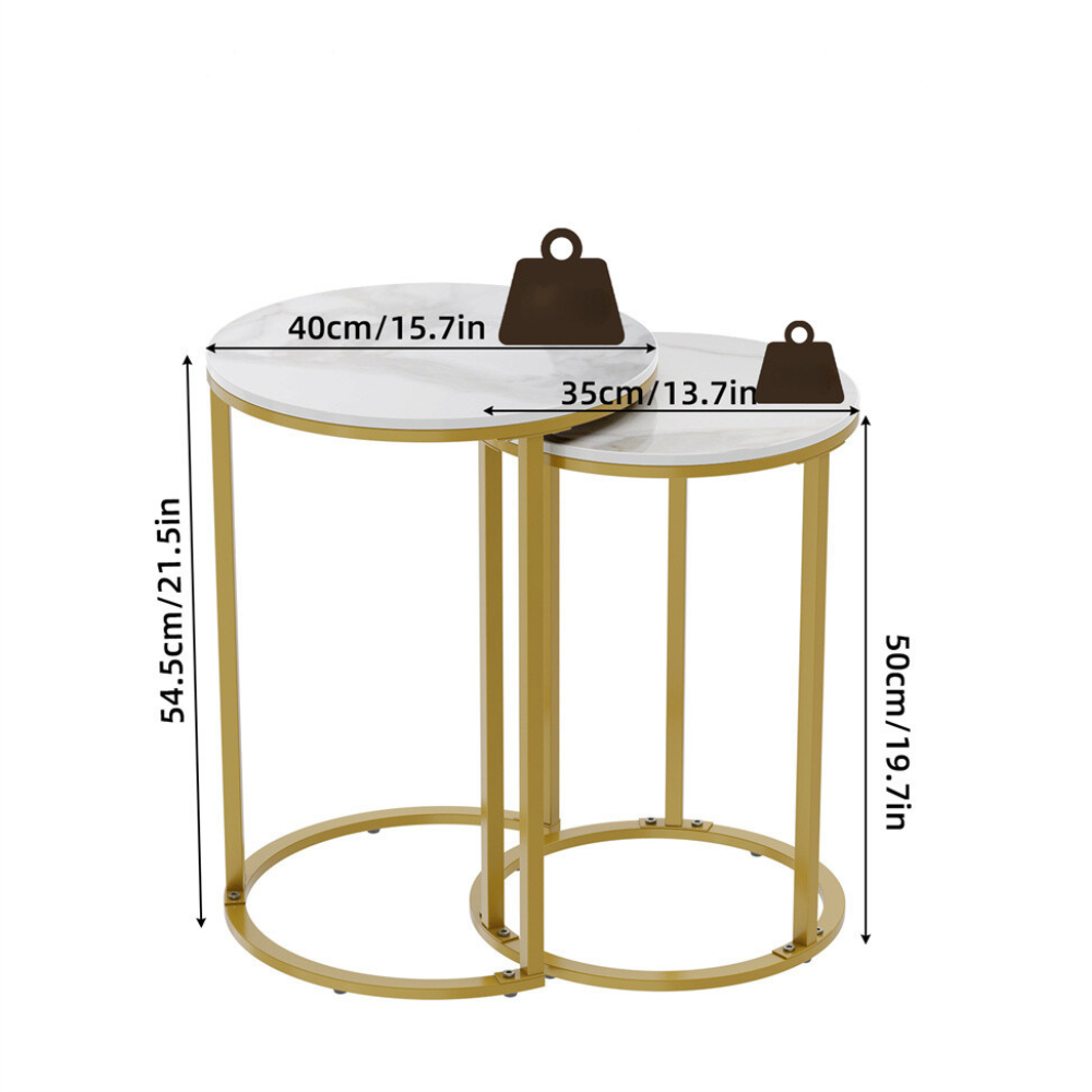Modern Nesting Coffee Side Table Set_9