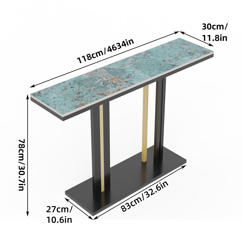Stylish Marble Console Table for Living Room_8